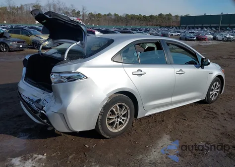 2021 Toyota Corolla Hybrid Le из США, поврежденный, VIN JTDEAMDE4MJ023717
